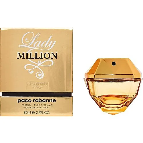 Paco Rabanne Lady Million Absolutely Gold - 80ml EDP Pure Perfume For Her