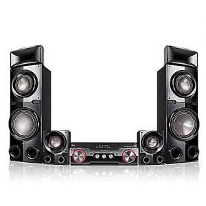 LG LG Wireless Bluetooth Dual Sub-Woofer DJ Home Theater - AUD-ARX10 - Black