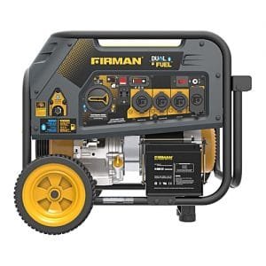 Firman Electric Start Gas Or Propane Dual Fuel Portable Generator