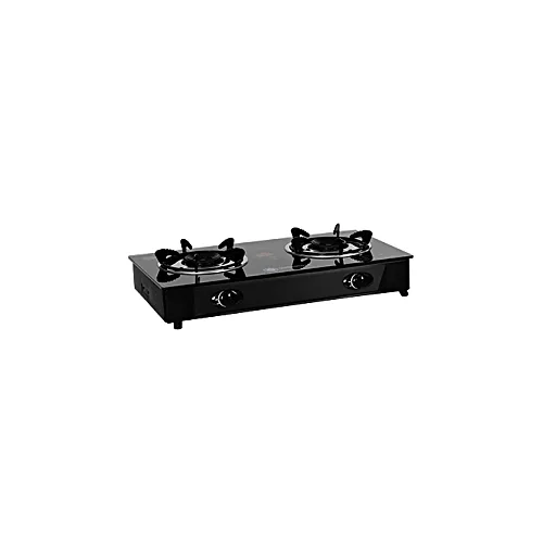Haier Thermocool Double Burner Table Top Gas Cooker With Glass
