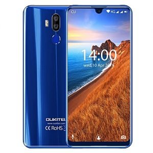 Oukitel K9, 4GB RAM + 64GB ROM, 7.12 Inch Android 9.0 4G Smartphone - Blue