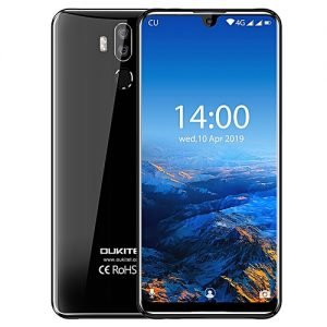 Oukitel K9, 4GB RAM + 64GB ROM, 7.12 Inch Android 9.0 4G Smartphone - Black