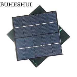 Generic BUHESHUI 4.5W 5V Solar Cell Polycrystalline Solar Panel Solar Module DIY Solar Charger Education Kits 10pcs/lot Wholesale