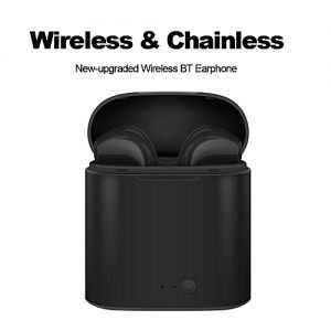 Generic I7s TWS True Wireless Bluetooth Earphones Invisible Headphones In-ear Stereo Music Earbuds Multi-point Connection Hands-free W/ Mic Charging Box For IPhone Android Phones