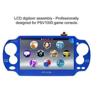 Generic Assembled Repacement LCD Screen Digitizer Display For Playstation PSV 1000 Game Console(Blue)