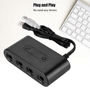 Generic 3 In 1 Controller Adapter Game Controller Converter For Switch/ For Wii U/ For PC With High-quality Materials