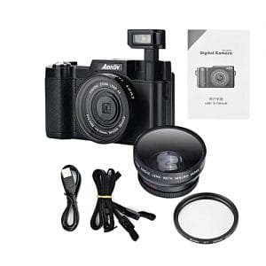 Generic TA-CDR2 24MP 1080P Mini Digital Camera With 4 Times Digital Zoom & 3" TFT Display*Black