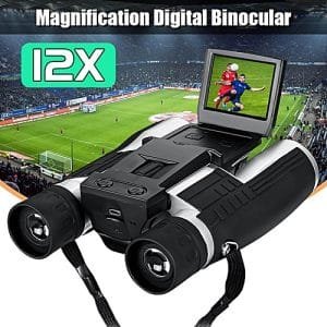 Generic 12x32 HD Digital Binoculars Telescope Folding With Built-in Digital Camera DV