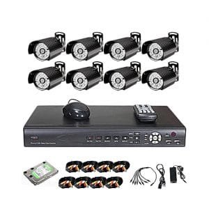 CCTV 8 CCTV Surveillance Security High Resolution 48 IR Cameras - 1 TB