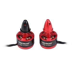 Generic 4pcs D1306 3100KV 1-2S Brushless Motor RC Part Set For 150 180 200 Remote Control Drone