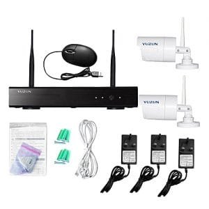 Generic TA YUZUN 2 4 8 Channel Network Camera HD 720P CCTV System WIFI Surveillance Kit -white