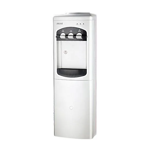 AKAI Water Dispenser With Fridge And Three Nozzles For Hot, Cold And Lukewarm Water