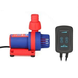 Generic Bluefish DC 24V Brushless Variable Frequency Water Pump With Intelligent Controller Submersible Pump For Fish Tank Aquarium Pool 3500L/H 48W