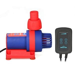 Generic Bluefish DC 24V Brushless Variable Frequency Water Pump With Intelligent Controller Submersible Pump For Fish Tank Aquarium Pool 6500L/H 75W