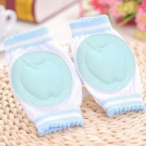 Fashion Crawling Elbow Toddlers Knee Pads Blue X2