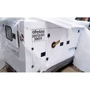 Perkins Soundproof Generator-30KVA - White