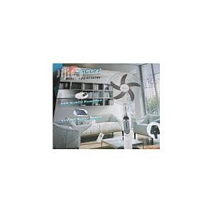 Boscon Boscon 18" Rechargeable Standing Fan + Remote , 12V DC SOLAR INPUT And USB Mobile Function