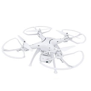 Generic AOSENMA CG037 Cycone Brushless Double GPS WIFI FPV With 1080P HD Camera RC Drone Quadcopter-white 1080P WiFi