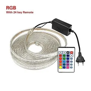 Generic 220V Waterproof Led Kitchen Light Lamp LED Wardrobe Cabinet Light Closet Cupboard Lighting Bedroom Lamp 5M 10M 15M 20M 25M EU