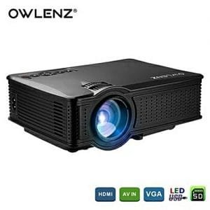 Owlenz 1500 Lumens VGA HDMI LED Colour Boost Projector