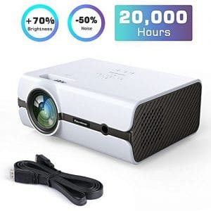 Excelvan 2000 Lumens Home Theater Projector - EU Plug - White