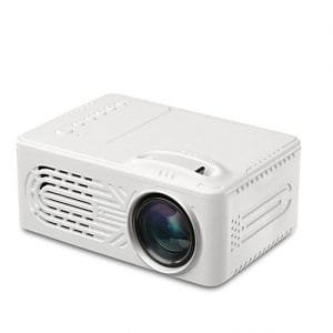 UNIC Mini Projector LCD LED Portable Projector Home Cinema LED USB Video Media Player White