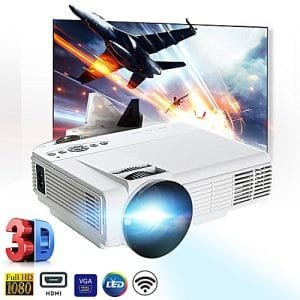 Generic 7000LM Wifi 3D 1080P HD LED Projector Multimedia Cinema Mini USB Video HDMI USB