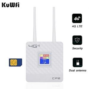 Generic Dual External Antennas 4G LTE Wireless Wifi Router With SIM Card Slot