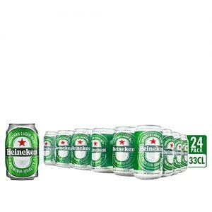 Heineken Lager Beer - 33cl Can X 24