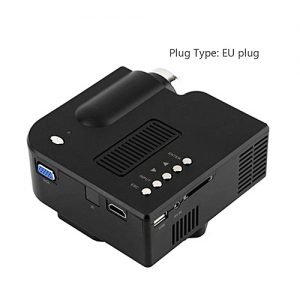 Generic HP-UC28+ Mini Portable HD Projector Home Cinema Theater Upgraded HDMI Interface Black