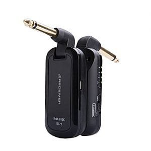 NUX B-1 Wireless Guitar System 2.4GHz Rechargeable 4 Channels Wireless Audio Transmitter Receiver