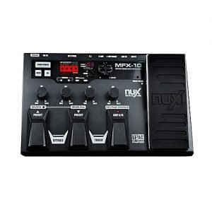 NUX MFX-10 Guitar Effect Pedal Processor 55 Models 72 Presets With Looper, Drum Machine
