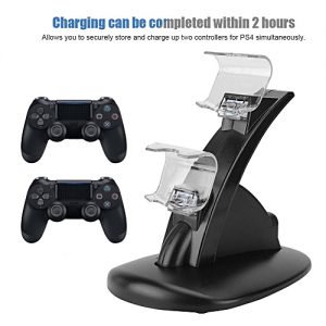 Generic Dual Charger Controller Stand Desktop Charger For PlayStation 4 Gaming Console Joystick