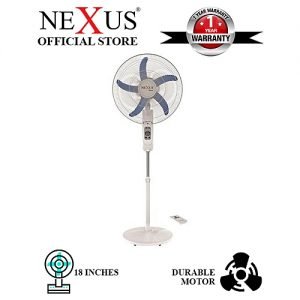 Nexus 18" Rechargeable Fan With USB + Remote - S-4531R