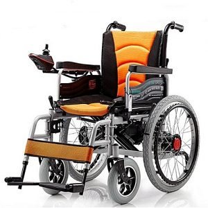 Generic Folding Electric Wheelchairs Dual Motors Elderly Disabled Scooter Security Alert