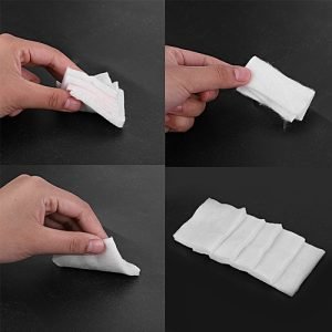 Generic 180Pcs DIY Healthy Unbleached Electronic Cigarette Oil Guide Cotton For MUJI