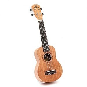 Generic 21 Inch Mahogany Ukulele Uke 15 Frets Soprano Hawaiian Guitar Musical Instrument