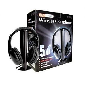 Generic Wireless Headphones With Microphone And Volume Control