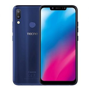 Tecno Camon 11 (CF7) 6.2-Inch Super FULLVIEW (3GB, 32GB ROM) Android 8.1 Oreo, (13MP + 2MP) + 16MP Dual SIM 4G LTE Face ID Smartphone - Aqua Blue