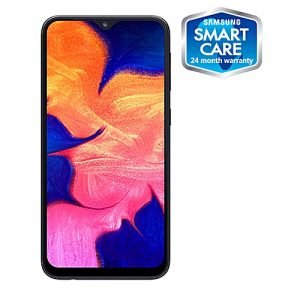 Samsung Galaxy A10 6.2-Inch (2GB RAM, 32GB ROM) Android 9.0 Pie, 13MP + 5MP, 4G LTE Smartphone - Black