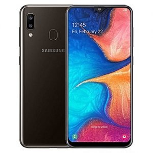Samsung Galaxy A20 Dual Sim- 6.4" (32gb+3gb Ram) 13MP + 5MP, 4G LTE-BLACK (JA19)