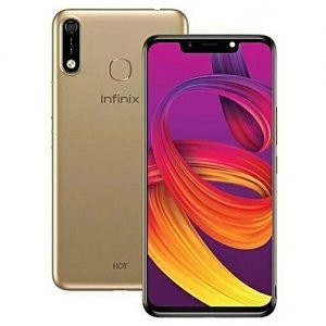 Infinix HOT 7 (X624B) 6.2-Inch (32GB ROM, 2GB RAM) 13MP + 8MP 4000mAh Dual SIM, Face Unlock 3G Smartphone - Champagne Gold