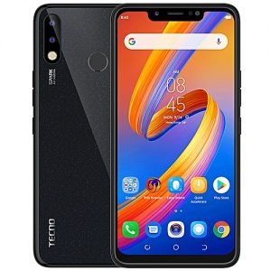 Tecno Spark 3 (KB7J) 6.2" Fullview, Android 9, 32GB ROM + 2GB RAM, 13+8MP AI Camera, 3500mAh, Face ID, Fingerprint - Black