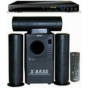 Jiepak Bigger And Better 3.1 Heavy Duty Home Theatre System With Bluetooth Function JP-6030 + Powerful DVD Player