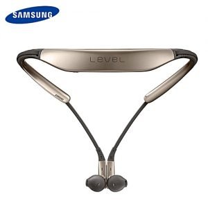 Samsung Bluetooth Headset Microphone Level U BG920 Wireless For S7 S8 Iphone All Phone-Gold