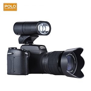 Generic Polo Sharpshots Auto Focus AF 33MP 1080P 30fps FHD 8X Zoomable Digital Camera W/ Standard + 0.5X Wide Angle + 24X Telephoto Long Lens 3.0" LCD Bulit-in Flashlight Detachable LED Light
