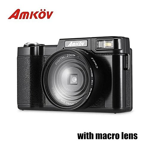 Amkov AMKOV CD - R2 CDR2 Digital Camera Video Camcorder With 3 Inch TFT Screen UV Filter 0.45X Super Wide Angle Lens Photo Cameras WWD