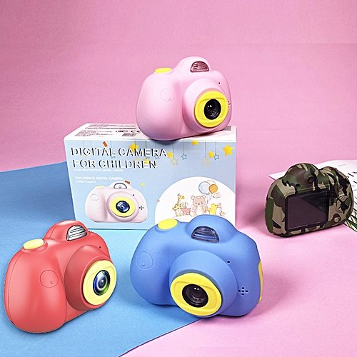 Nikon Digital Children Camera Toys Single Reflex Double Lens Pink