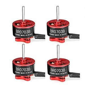 Generic 4X Racerstar Racing Edition 0703 BR0703B 20000KV 1-2S Brushless Motor For RC Drone FPV Racing Frame-