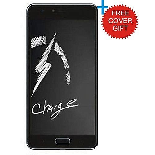 Infinix NOTE 4 (X572) 5.7-Inch IPS LCD (2GB, 16GB ROM) 13MP + 8MP Dual SIM + Free Cover Gift - Milan Black